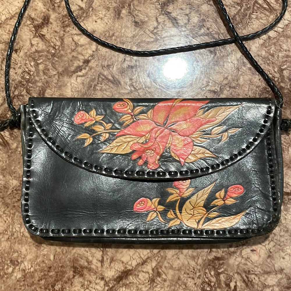 Leather handmade purse